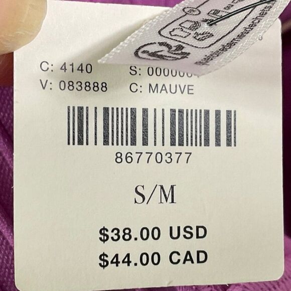 NWT Anthropologie Mauve Ribbed Button-Up Long Sleeve Cropped Cardigan Size S/M - Picture 8 of 14